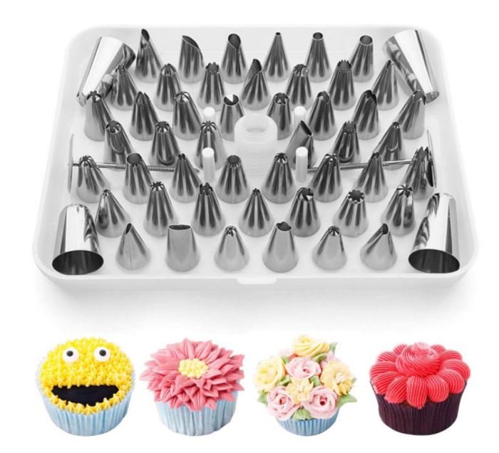 Buy Kyamison Nozzle Combo 3 pcs Big Size DIY Cream Cake Icing Piping  Nozzles Pastry Tips Fondant Cake Decorating Tip Stainless Steel Nozzle  Baking 1M 2D 336 Online at Low Prices in