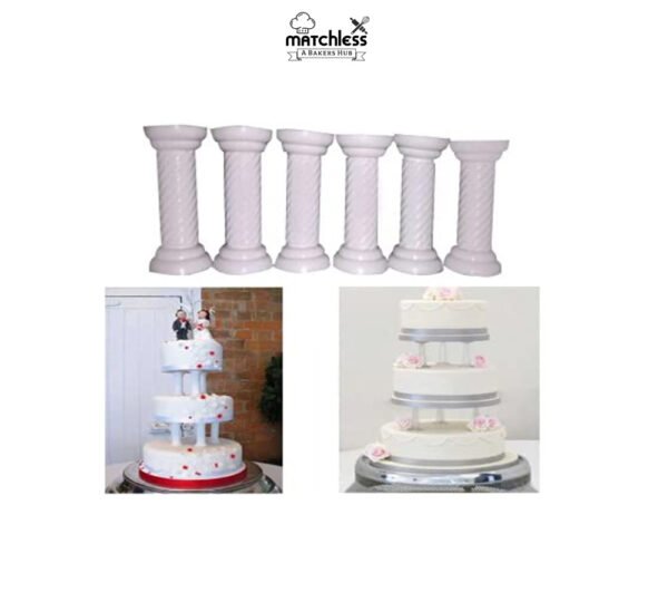 Cake Pillar For Layered Cakes Best For Wedding Cakes, Anniversary