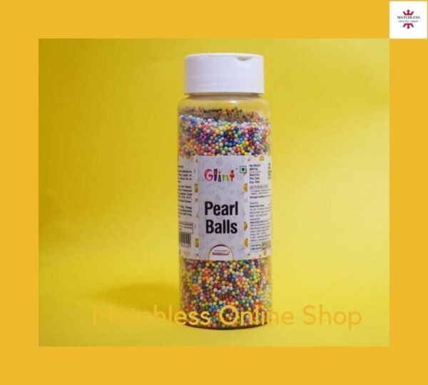 Glint Premium Quality Pearl Balls Multicolours Perfect Cake Sprinkes For Cake Cup Cake Decorations