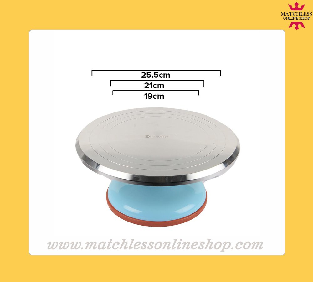Round Metal Cake Turn Table 12inches Or 30cm at Rs 600/piece in Kolkata