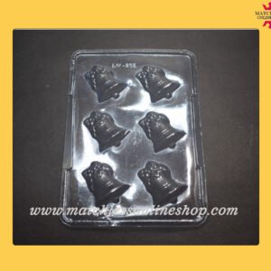 pvc chocolate moulds jingle bell christmas 6 cavities 0 matchless online shop supplier in delhi