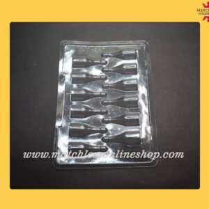 PVC Plastic Mould Chocolate Best Quality Create Beautiful Chocolates Mini Liquor Bottles 12 Cavities