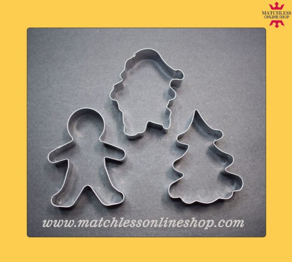 Christmas tree cutters are perfect cookies cutters for cake decoration - matchless online shop supplier of cookies cutters in india