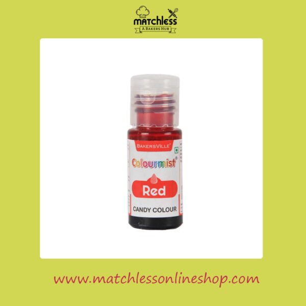 Colourmist Red Colour Chocolate - 20 gm - Matchless Online Shop Supplier Of Chocolate Colours In India