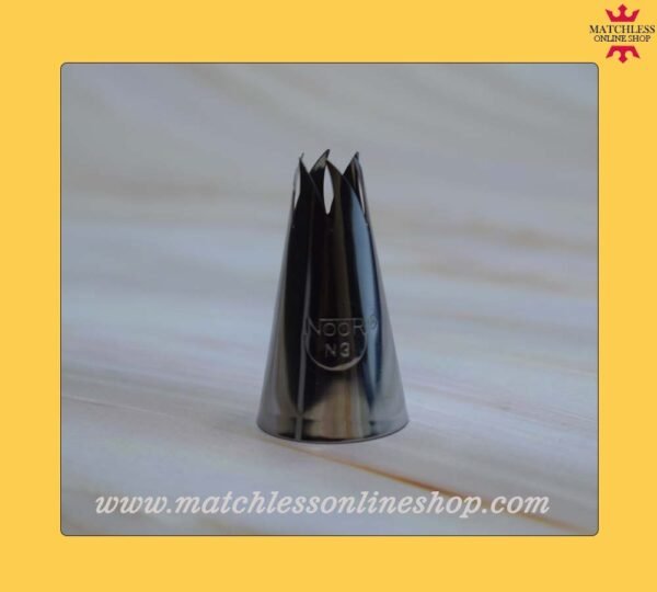 Noor Piping Nozzles - Large N3 To Decorate Cakes, Cup Cakes - Matchless Online Shop Supplier Of Cake Nozzles