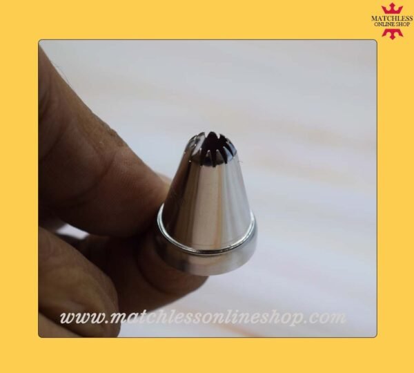 Star Nozzle For Cake Decoration - Create Awesome Icing Designs On Your Cakes & Cupcakes.