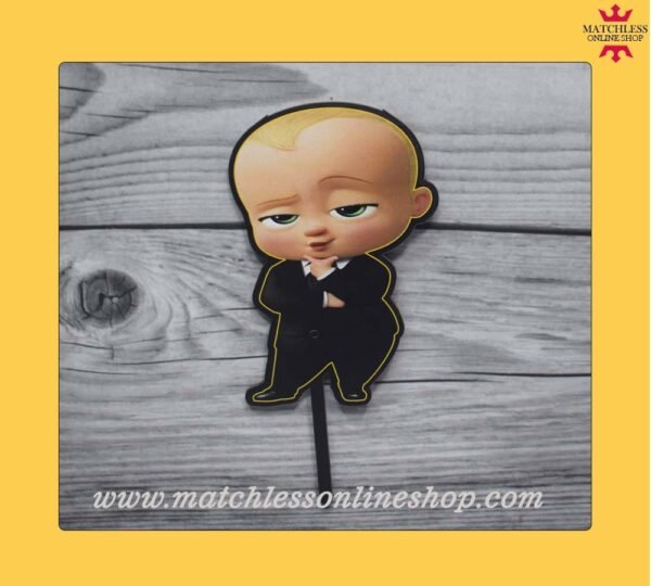 Cake Toppers Baby Boss For Happy Birthday Childrens Party, Kids Party & Make Moments Memorable.