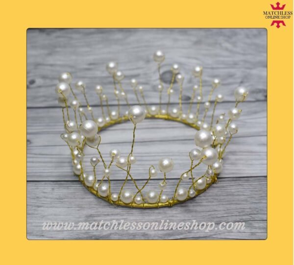 gold crown cake topper perfect for happy birthday, happy anniversary, cake topper